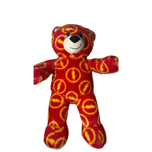Build A Bear Flash Plush Rare Justice League Stuffed Animal Teddy Bear 16"